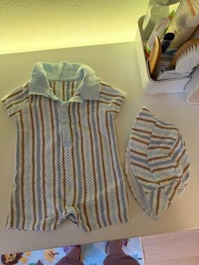 New Shabby Chic 2 piece set 0-3
